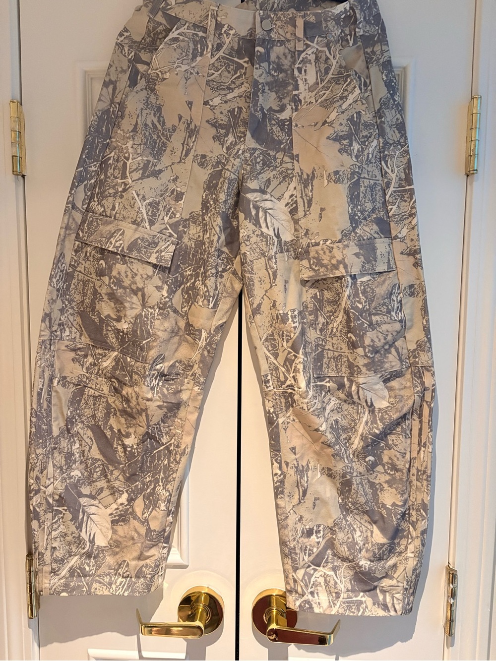 adidas Men's Beige & Gray Camo Cargo Pants
